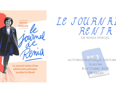 Le journal de Renia • Renia Spiegel