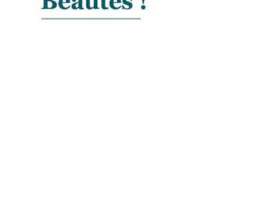 Beautés! de Claire Pelissier-Folcolini