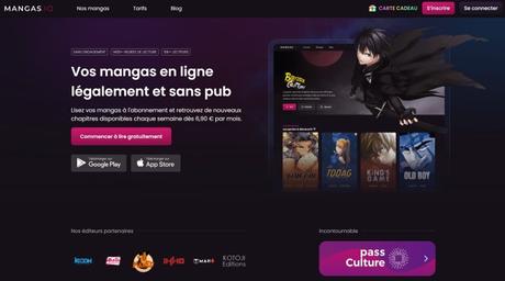 J’ai testé la nouvelle plateforme et application : Mangas.io