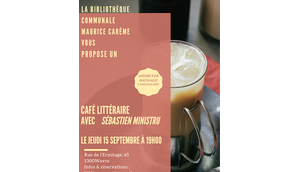 Café littéraire septembre avec Sébastien Ministru
