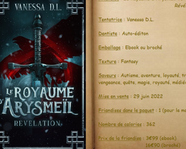 Le Royaume d'Arysmeïl T1 - Révélation - Vanessa D.L.