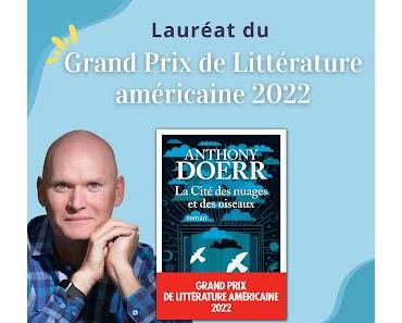 Anthony Doerr, Grand prix de littérature américaine 2022