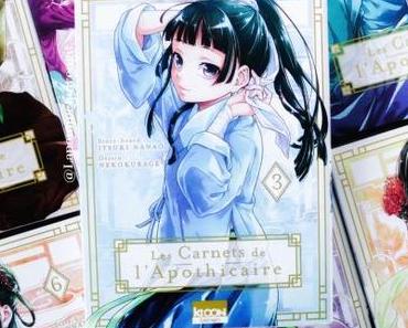 Les carnets de l’apothicaire, tome 3 à 9
