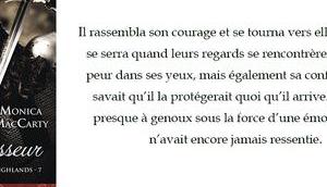 Chevaliers Highlands, Tome Chasseur Monica McCarty